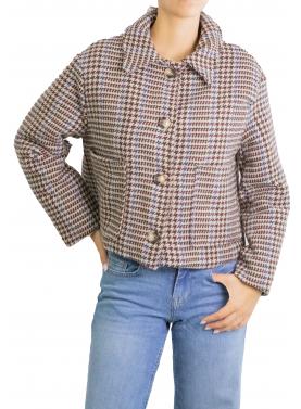 Cappottino con bottoni trapuntato 